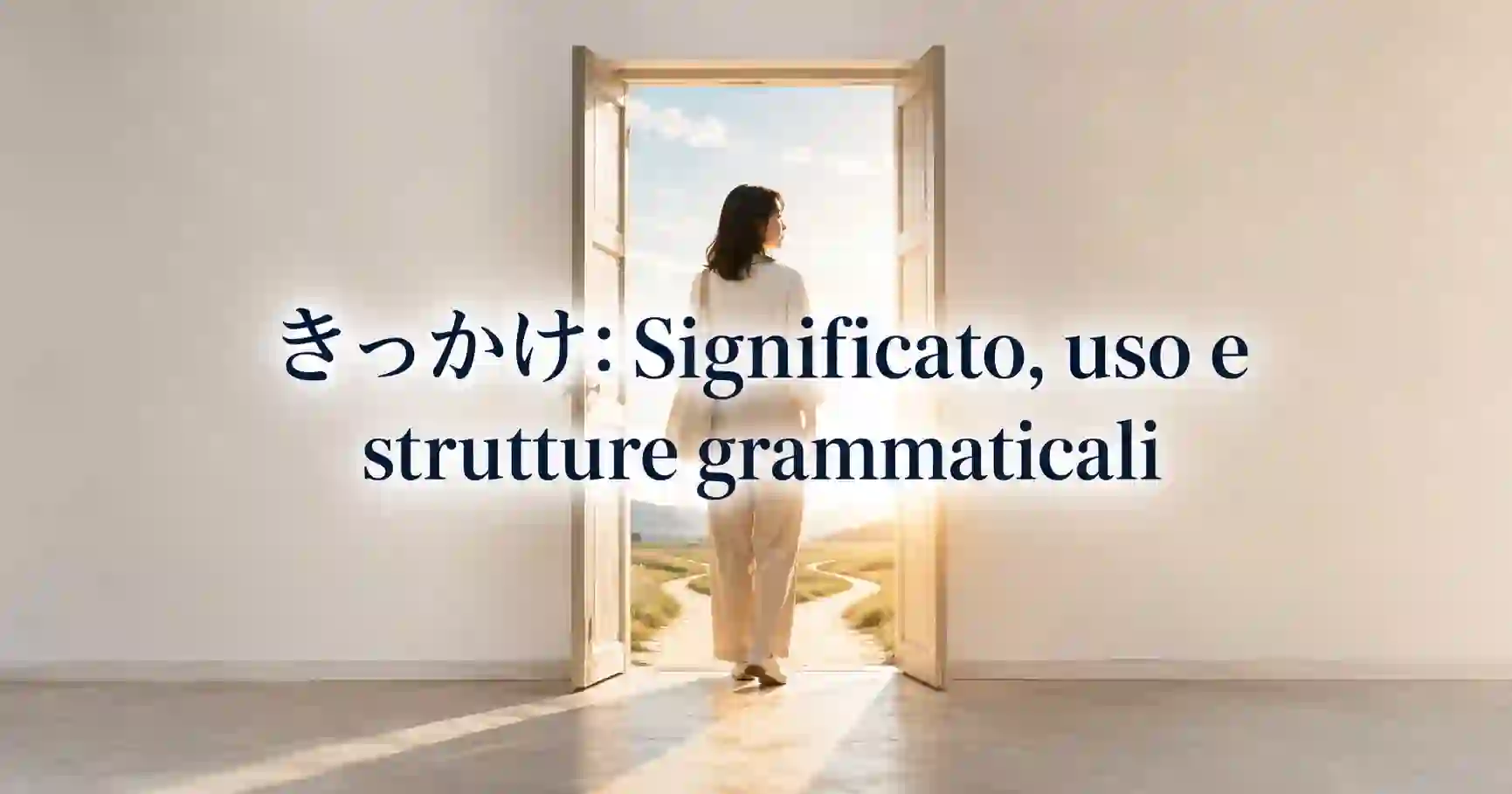 きっかけ（切っ掛け）| Significato, uso e strutture grammaticali