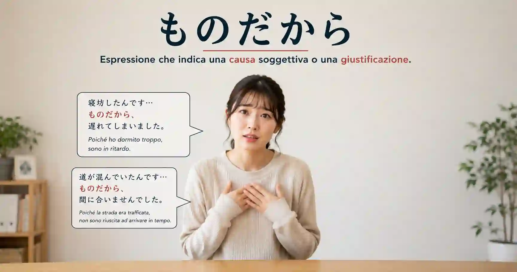 ものだから | Significato, uso, sfumature e differenza con から